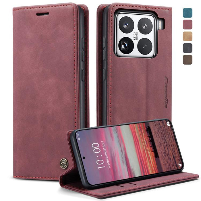 Funda de cuero para teléfono con tapa horizontal multifuncional CaseMe 013, For Xiaomi 17T 5G, For Xiaomi 17 Ultra, For Redmi Note 15 Pro 4G Global 163.2mm, For Redmi Note 15 Pro 5G Global 163.6mm, For Xiaomi 17, For Xiaomi 15T Pro, For Xiaomi 15T     ...