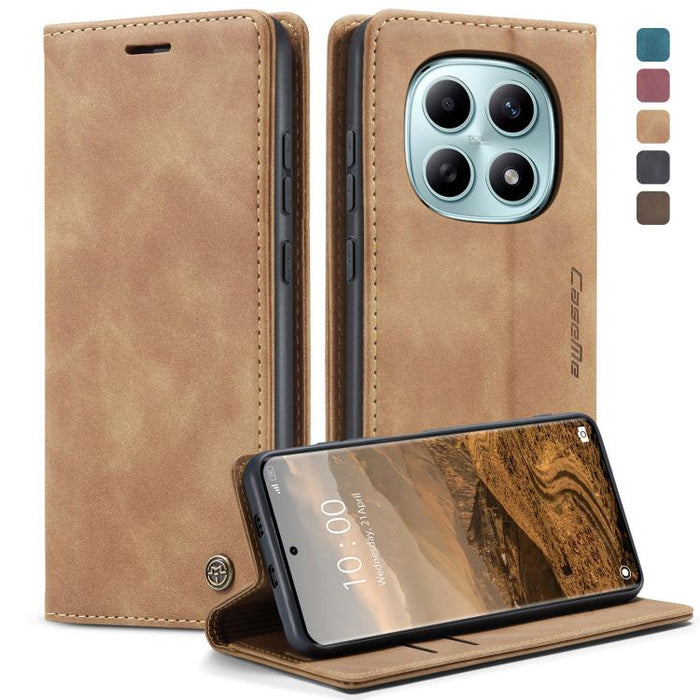 Funda de cuero para teléfono con tapa horizontal multifuncional CaseMe 013, For Xiaomi 17T 5G, For Xiaomi 17 Ultra, For Redmi Note 15 Pro 4G Global 163.2mm, For Redmi Note 15 Pro 5G Global 163.6mm, For Xiaomi 17, For Xiaomi 15T Pro, For Xiaomi 15T     ...