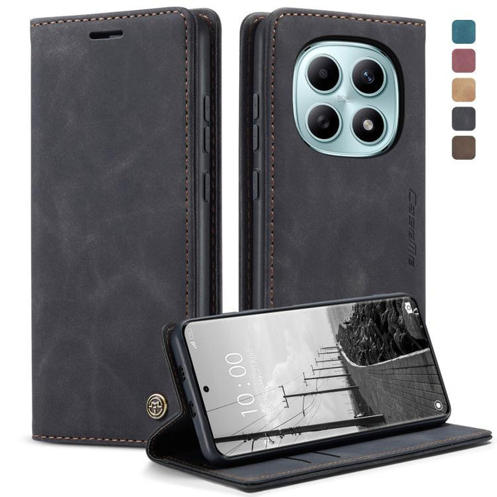 Funda de cuero para teléfono con tapa horizontal multifuncional CaseMe 013, For Xiaomi 17T 5G, For Xiaomi 17 Ultra, For Redmi Note 15 Pro 4G Global 163.2mm, For Redmi Note 15 Pro 5G Global 163.6mm, For Xiaomi 17, For Xiaomi 15T Pro, For Xiaomi 15T     ...