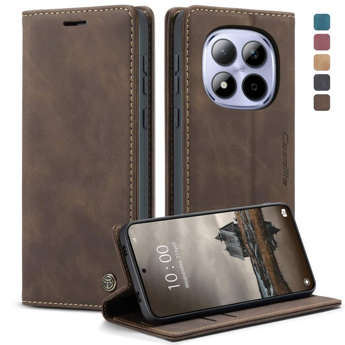 Funda de cuero para teléfono con tapa horizontal multifuncional CaseMe 013, For Xiaomi 17T 5G, For Xiaomi 17 Ultra, For Redmi Note 15 Pro 4G Global 163.2mm, For Redmi Note 15 Pro 5G Global 163.6mm, For Xiaomi 17, For Xiaomi 15T Pro, For Xiaomi 15T     ...