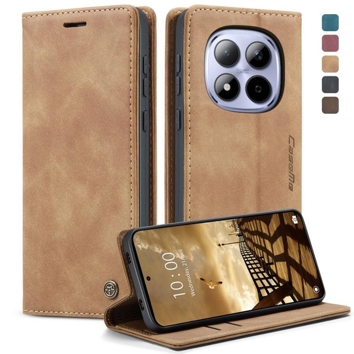 Funda de cuero para teléfono con tapa horizontal multifuncional CaseMe 013, For Xiaomi 17T 5G, For Xiaomi 17 Ultra, For Redmi Note 15 Pro 4G Global 163.2mm, For Redmi Note 15 Pro 5G Global 163.6mm, For Xiaomi 17, For Xiaomi 15T Pro, For Xiaomi 15T     ...