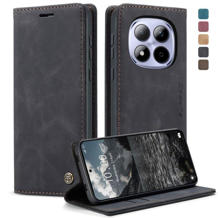 Funda de cuero para teléfono con tapa horizontal multifuncional CaseMe 013, For Xiaomi 17T 5G, For Xiaomi 17 Ultra, For Redmi Note 15 Pro 4G Global 163.2mm, For Redmi Note 15 Pro 5G Global 163.6mm, For Xiaomi 17, For Xiaomi 15T Pro, For Xiaomi 15T     ...