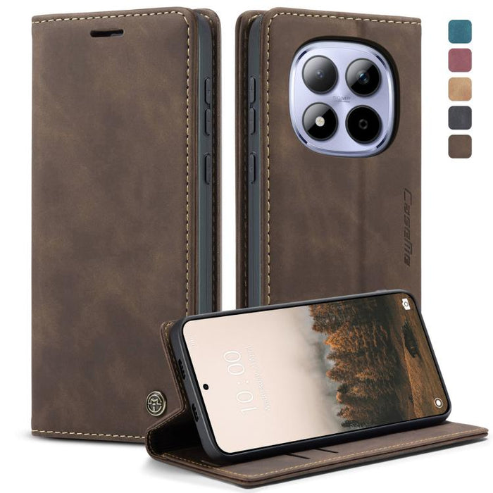 Funda de cuero para teléfono con tapa horizontal multifuncional CaseMe 013, For Xiaomi 17T 5G, For Xiaomi 17 Ultra, For Redmi Note 15 Pro 4G Global 163.2mm, For Redmi Note 15 Pro 5G Global 163.6mm, For Xiaomi 17, For Xiaomi 15T Pro, For Xiaomi 15T     ...