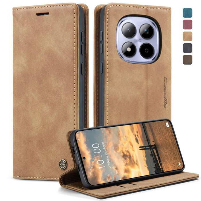 Funda de cuero para teléfono con tapa horizontal multifuncional CaseMe 013, For Xiaomi 17T 5G, For Xiaomi 17 Ultra, For Redmi Note 15 Pro 4G Global 163.2mm, For Redmi Note 15 Pro 5G Global 163.6mm, For Xiaomi 17, For Xiaomi 15T Pro, For Xiaomi 15T     ...