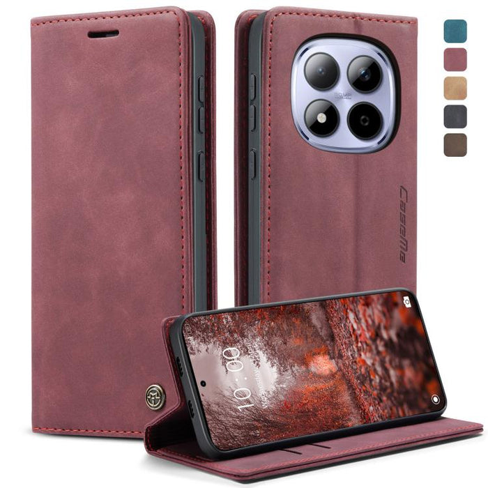 Funda de cuero para teléfono con tapa horizontal multifuncional CaseMe 013, For Xiaomi 17T 5G, For Xiaomi 17 Ultra, For Redmi Note 15 Pro 4G Global 163.2mm, For Redmi Note 15 Pro 5G Global 163.6mm, For Xiaomi 17, For Xiaomi 15T Pro, For Xiaomi 15T     ...