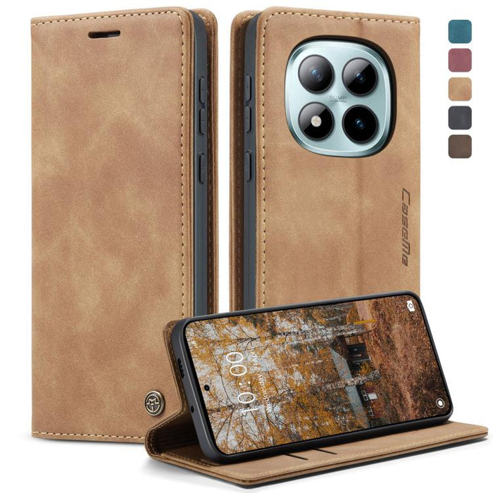Funda de cuero para teléfono con tapa horizontal multifuncional CaseMe 013, For Xiaomi 17T 5G, For Xiaomi 17 Ultra, For Redmi Note 15 Pro 4G Global 163.2mm, For Redmi Note 15 Pro 5G Global 163.6mm, For Xiaomi 17, For Xiaomi 15T Pro, For Xiaomi 15T     ...