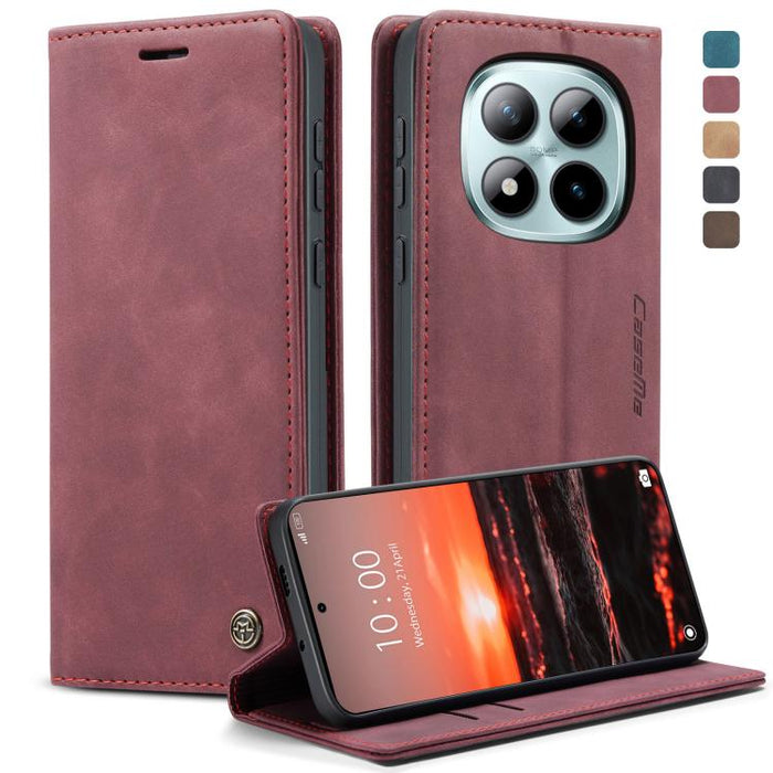 Funda de cuero para teléfono con tapa horizontal multifuncional CaseMe 013, For Xiaomi 17T 5G, For Xiaomi 17 Ultra, For Redmi Note 15 Pro 4G Global 163.2mm, For Redmi Note 15 Pro 5G Global 163.6mm, For Xiaomi 17, For Xiaomi 15T Pro, For Xiaomi 15T     ...