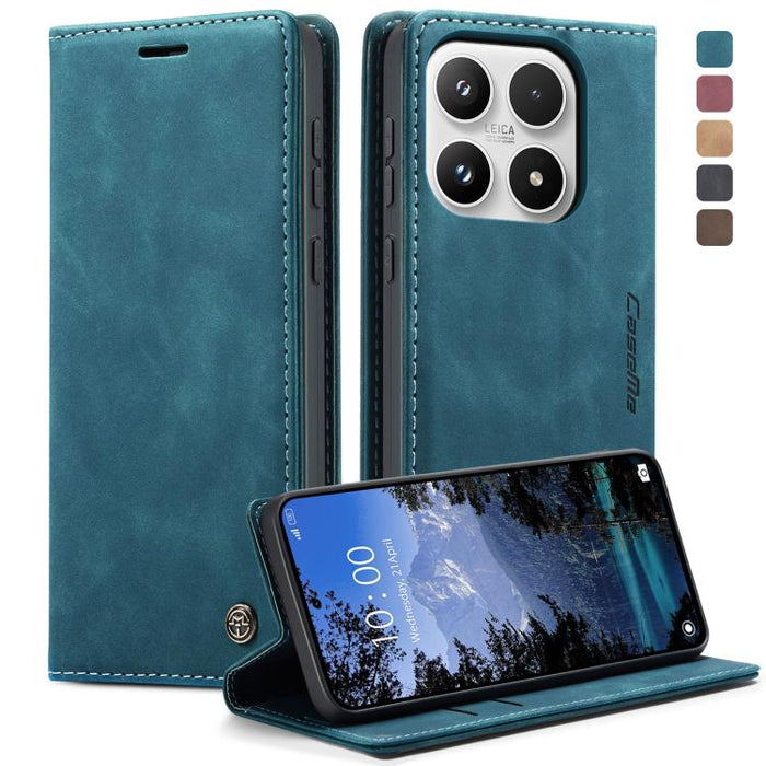 Funda de cuero para teléfono con tapa horizontal multifuncional CaseMe 013, For Xiaomi 17T 5G, For Xiaomi 17 Ultra, For Redmi Note 15 Pro 4G Global 163.2mm, For Redmi Note 15 Pro 5G Global 163.6mm, For Xiaomi 17, For Xiaomi 15T Pro, For Xiaomi 15T     ...