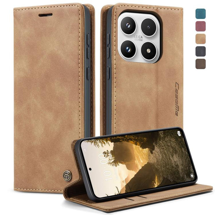 Funda de cuero para teléfono con tapa horizontal multifuncional CaseMe 013, For Xiaomi 17T 5G, For Xiaomi 17 Ultra, For Redmi Note 15 Pro 4G Global 163.2mm, For Redmi Note 15 Pro 5G Global 163.6mm, For Xiaomi 17, For Xiaomi 15T Pro, For Xiaomi 15T     ...