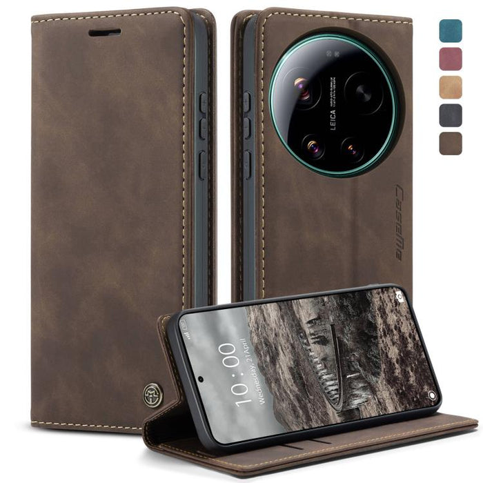 Funda de cuero para teléfono con tapa horizontal multifuncional CaseMe 013, For Xiaomi 17T 5G, For Xiaomi 17 Ultra, For Redmi Note 15 Pro 4G Global 163.2mm, For Redmi Note 15 Pro 5G Global 163.6mm, For Xiaomi 17, For Xiaomi 15T Pro, For Xiaomi 15T     ...