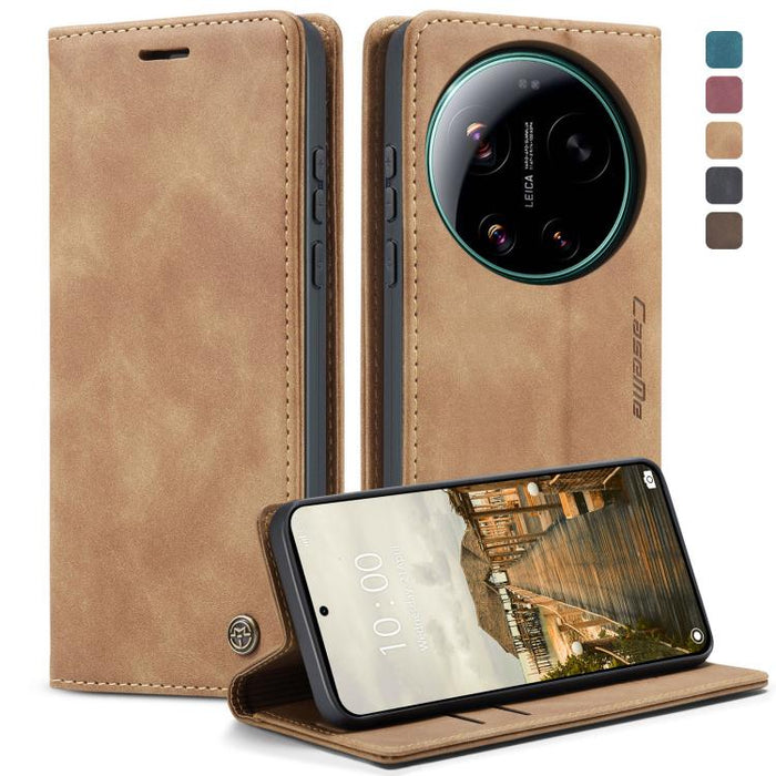 Funda de cuero para teléfono con tapa horizontal multifuncional CaseMe 013, For Xiaomi 17T 5G, For Xiaomi 17 Ultra, For Redmi Note 15 Pro 4G Global 163.2mm, For Redmi Note 15 Pro 5G Global 163.6mm, For Xiaomi 17, For Xiaomi 15T Pro, For Xiaomi 15T     ...