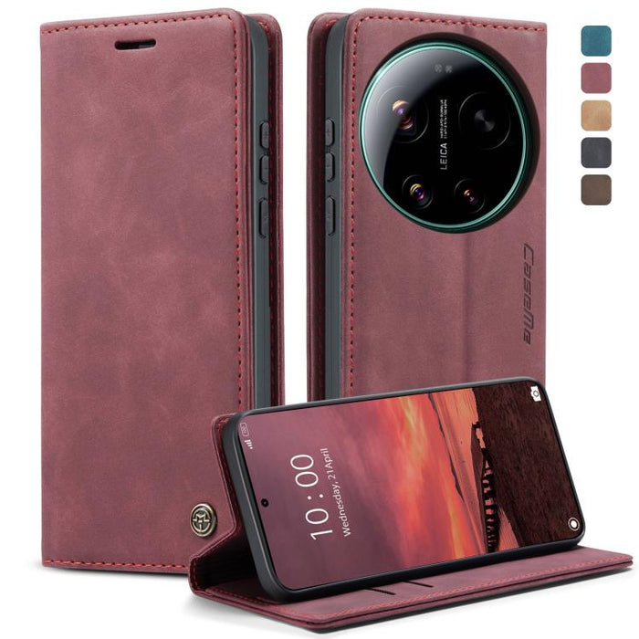 Funda de cuero para teléfono con tapa horizontal multifuncional CaseMe 013, For Xiaomi 17T 5G, For Xiaomi 17 Ultra, For Redmi Note 15 Pro 4G Global 163.2mm, For Redmi Note 15 Pro 5G Global 163.6mm, For Xiaomi 17, For Xiaomi 15T Pro, For Xiaomi 15T     ...