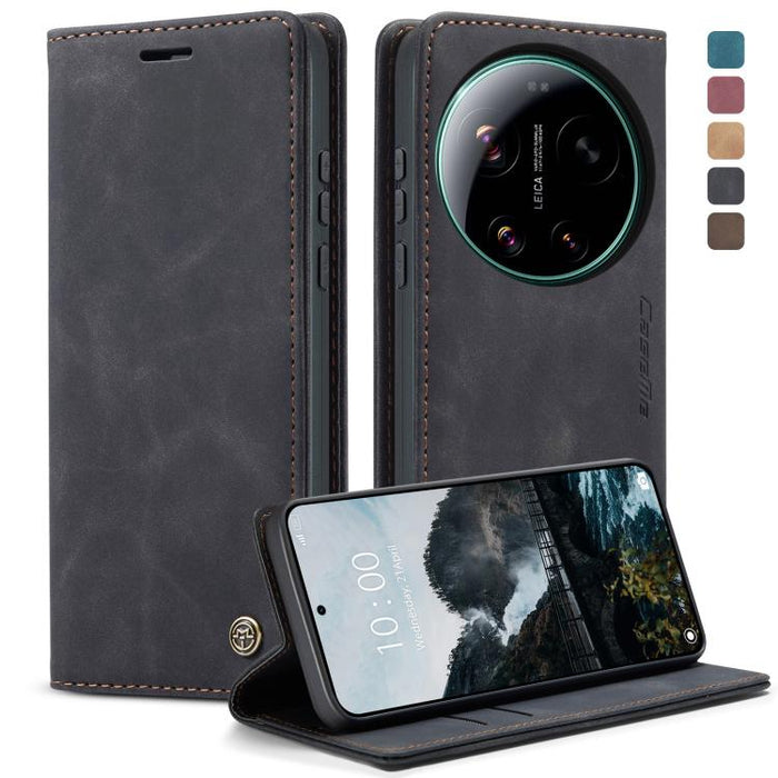 Funda de cuero para teléfono con tapa horizontal multifuncional CaseMe 013, For Xiaomi 17T 5G, For Xiaomi 17 Ultra, For Redmi Note 15 Pro 4G Global 163.2mm, For Redmi Note 15 Pro 5G Global 163.6mm, For Xiaomi 17, For Xiaomi 15T Pro, For Xiaomi 15T     ...