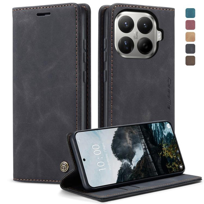 Funda de cuero para teléfono con tapa horizontal multifuncional CaseMe 013, For Xiaomi 17T 5G, For Xiaomi 17 Ultra, For Redmi Note 15 Pro 4G Global 163.2mm, For Redmi Note 15 Pro 5G Global 163.6mm, For Xiaomi 17, For Xiaomi 15T Pro, For Xiaomi 15T     ...