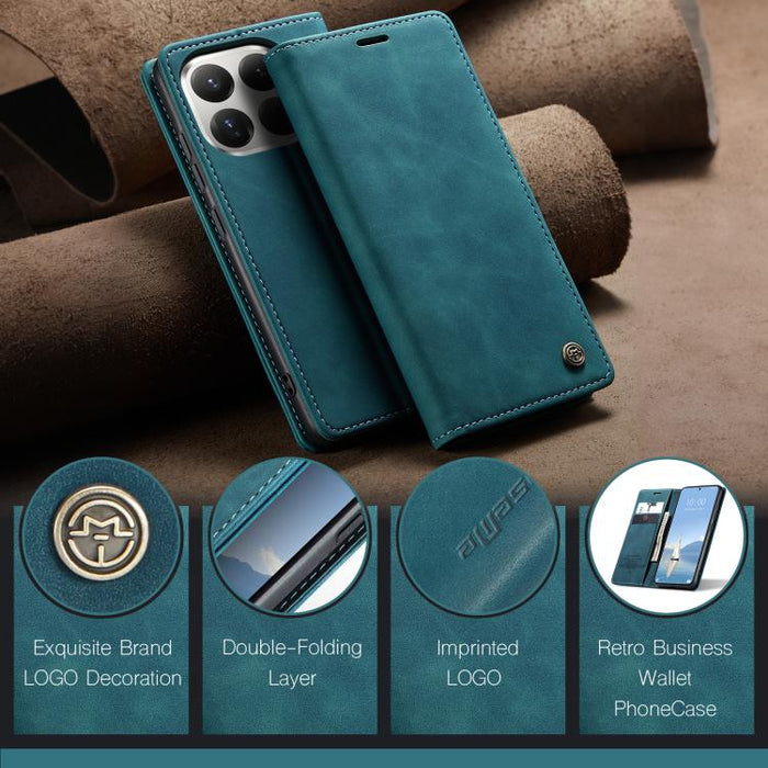 Funda de cuero para teléfono con tapa horizontal multifuncional CaseMe 013, For Xiaomi 17T 5G, For Xiaomi 17 Ultra, For Redmi Note 15 Pro 4G Global 163.2mm, For Redmi Note 15 Pro 5G Global 163.6mm, For Xiaomi 17, For Xiaomi 15T Pro, For Xiaomi 15T     ...