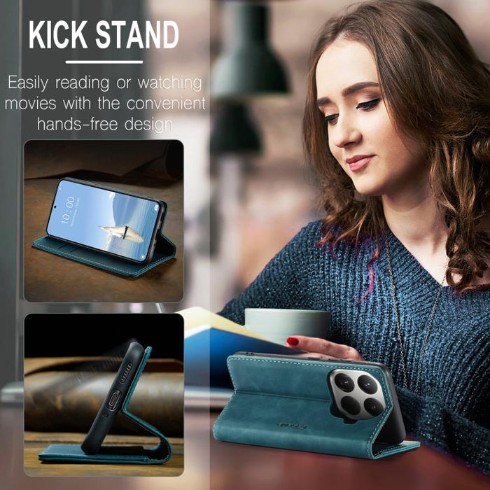 Funda de cuero para teléfono con tapa horizontal multifuncional CaseMe 013, For Xiaomi 17T 5G, For Xiaomi 17 Ultra, For Redmi Note 15 Pro 4G Global 163.2mm, For Redmi Note 15 Pro 5G Global 163.6mm, For Xiaomi 17, For Xiaomi 15T Pro, For Xiaomi 15T     ...