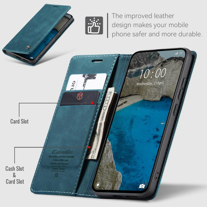 Funda de cuero para teléfono con tapa horizontal multifuncional CaseMe 013, For Redmi Note 17 4G / 5G Global 169.7mm, For Redmi Note 17 Pro Max Global 163.4mm, For Redmi Note 17 Pro 5G Global 163.5mm, For Xiaomi 17T Pro 5G, For Xiaomi 17T 5G           ...