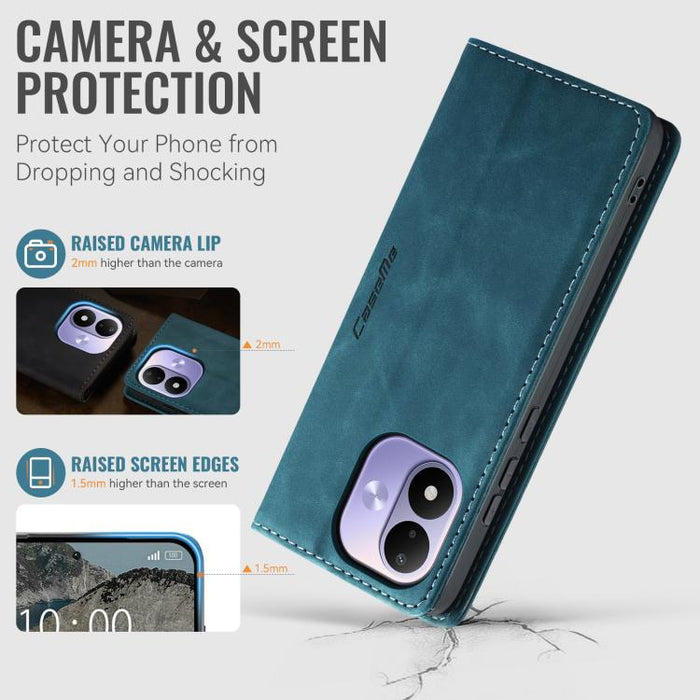 Funda de cuero para teléfono con tapa horizontal multifuncional CaseMe 013, For Redmi Note 17 4G / 5G Global 169.7mm, For Redmi Note 17 Pro Max Global 163.4mm, For Redmi Note 17 Pro 5G Global 163.5mm, For Xiaomi 17T Pro 5G, For Xiaomi 17T 5G           ...