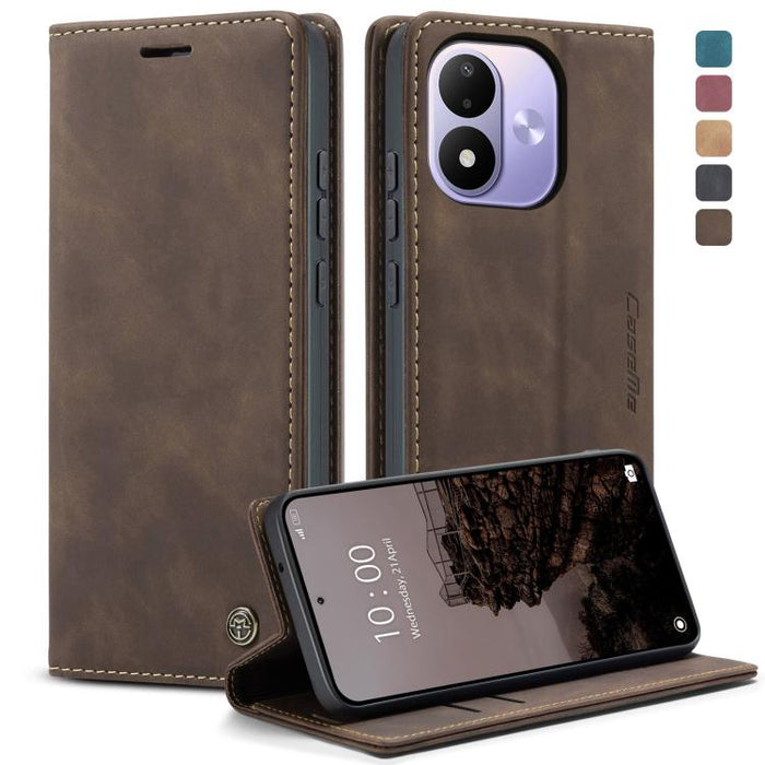 Funda de cuero para teléfono con tapa horizontal multifuncional CaseMe 013, For Redmi Note 17 4G / 5G Global 169.7mm, For Redmi Note 17 Pro Max Global 163.4mm, For Redmi Note 17 Pro 5G Global 163.5mm, For Xiaomi 17T Pro 5G, For Xiaomi 17T 5G           ...
