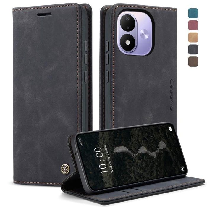 Funda de cuero para teléfono con tapa horizontal multifuncional CaseMe 013, For Redmi Note 17 4G / 5G Global 169.7mm, For Redmi Note 17 Pro Max Global 163.4mm, For Redmi Note 17 Pro 5G Global 163.5mm, For Xiaomi 17T Pro 5G, For Xiaomi 17T 5G           ...