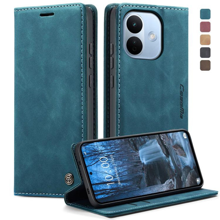 Funda de cuero para teléfono con tapa horizontal multifuncional CaseMe 013, For Redmi Note 17 4G / 5G Global 169.7mm, For Redmi Note 17 Pro Max Global 163.4mm, For Redmi Note 17 Pro 5G Global 163.5mm, For Xiaomi 17T Pro 5G, For Xiaomi 17T 5G           ...
