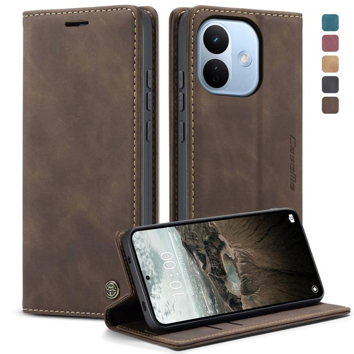Funda de cuero para teléfono con tapa horizontal multifuncional CaseMe 013, For Redmi Note 17 4G / 5G Global 169.7mm, For Redmi Note 17 Pro Max Global 163.4mm, For Redmi Note 17 Pro 5G Global 163.5mm, For Xiaomi 17T Pro 5G, For Xiaomi 17T 5G           ...