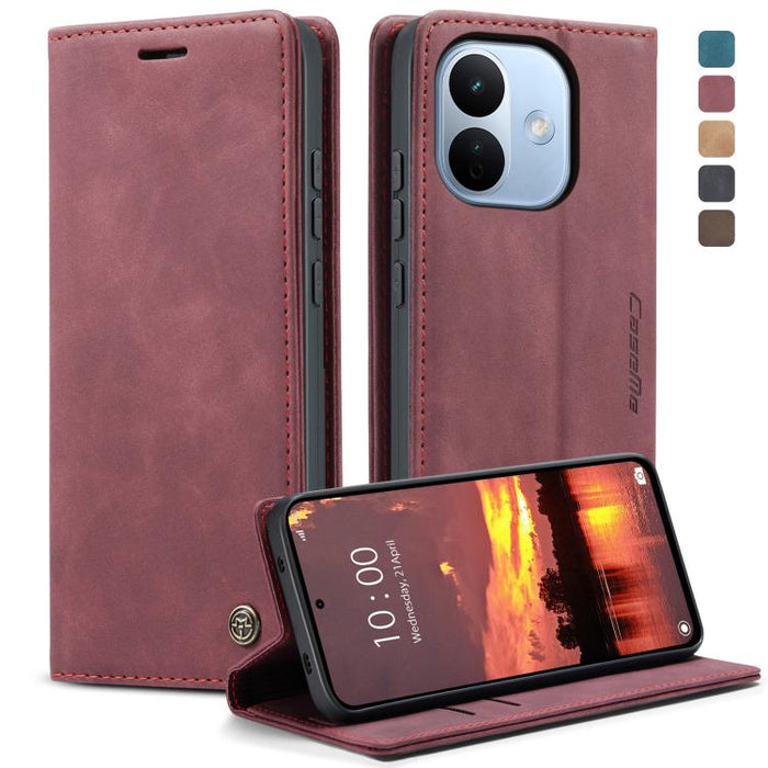 Funda de cuero para teléfono con tapa horizontal multifuncional CaseMe 013, For Redmi Note 17 4G / 5G Global 169.7mm, For Redmi Note 17 Pro Max Global 163.4mm, For Redmi Note 17 Pro 5G Global 163.5mm, For Xiaomi 17T Pro 5G, For Xiaomi 17T 5G           ...