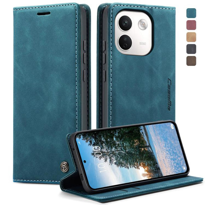 Funda de cuero para teléfono con tapa horizontal multifuncional CaseMe 013, For Redmi Note 17 4G / 5G Global 169.7mm, For Redmi Note 17 Pro Max Global 163.4mm, For Redmi Note 17 Pro 5G Global 163.5mm, For Xiaomi 17T Pro 5G, For Xiaomi 17T 5G           ...