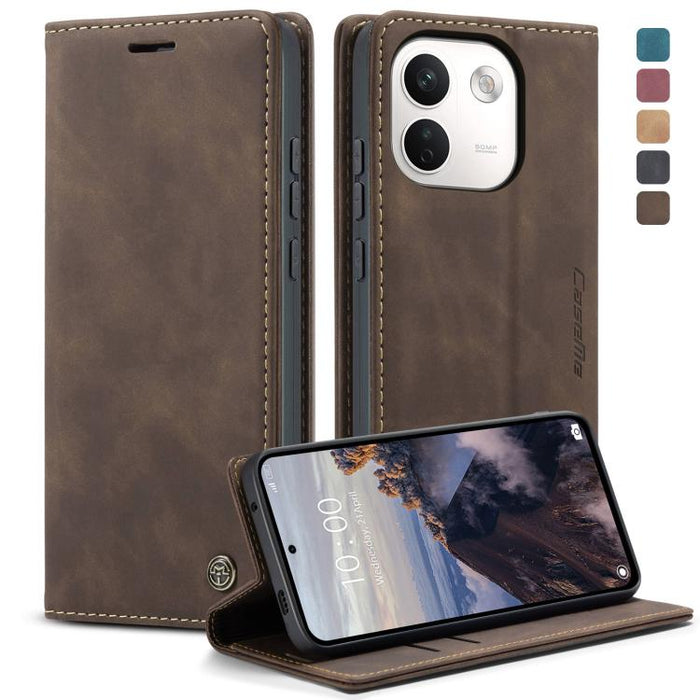 Funda de cuero para teléfono con tapa horizontal multifuncional CaseMe 013, For Redmi Note 17 4G / 5G Global 169.7mm, For Redmi Note 17 Pro Max Global 163.4mm, For Redmi Note 17 Pro 5G Global 163.5mm, For Xiaomi 17T Pro 5G, For Xiaomi 17T 5G           ...