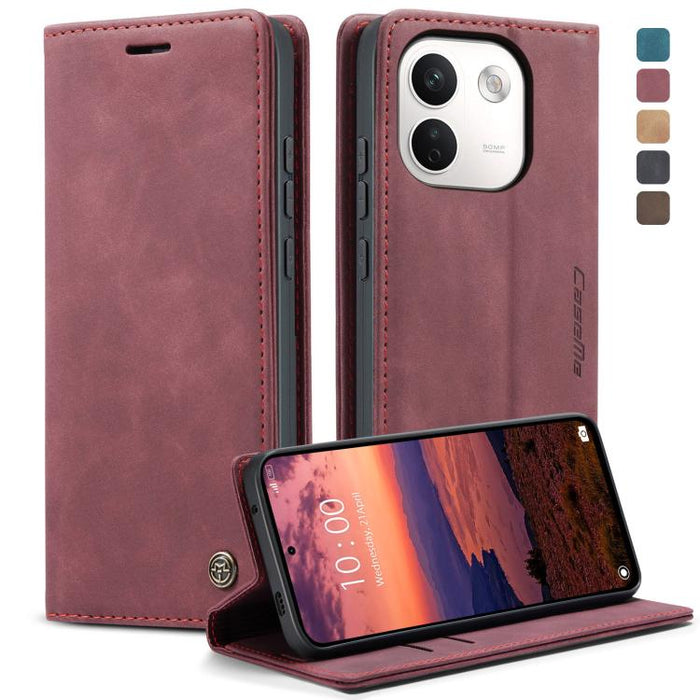 Funda de cuero para teléfono con tapa horizontal multifuncional CaseMe 013, For Redmi Note 17 4G / 5G Global 169.7mm, For Redmi Note 17 Pro Max Global 163.4mm, For Redmi Note 17 Pro 5G Global 163.5mm, For Xiaomi 17T Pro 5G, For Xiaomi 17T 5G           ...