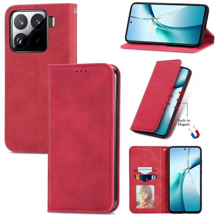 Funda de cuero para teléfono con tapa magnética y tacto retro, For Xiaomi Poco X8 Pro Max 5G, For Xiaomi Poco X8 Pro 5G, For Redmi Turbo 5 Max 5G, For Redmi Turbo 5 5G, For Xiaomi 17 Pro Max, For Xiaomi 17 Pro, For Xiaomi 17, For Xiaomi Poco M7 4G 169m...
