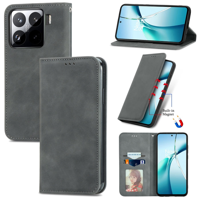 Funda de cuero para teléfono con tapa magnética y tacto retro, For Xiaomi Poco X8 Pro Max 5G, For Xiaomi Poco X8 Pro 5G, For Redmi Turbo 5 Max 5G, For Redmi Turbo 5 5G, For Xiaomi 17 Pro Max, For Xiaomi 17 Pro, For Xiaomi 17, For Xiaomi Poco M7 4G 169m...