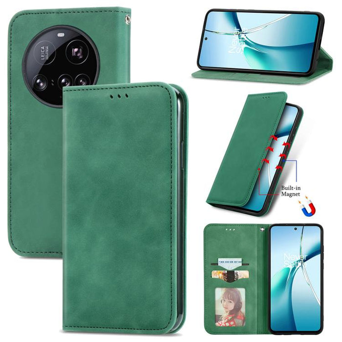 Funda de cuero para teléfono con tapa magnética y tacto retro, For Xiaomi Poco X8 Pro Max 5G, For Xiaomi Poco X8 Pro 5G, For Redmi Turbo 5 Max 5G, For Redmi Turbo 5 5G, For Xiaomi 17 Pro Max, For Xiaomi 17 Pro, For Xiaomi 17, For Xiaomi Poco M7 4G 169m...