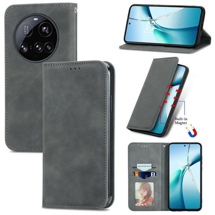 Funda de cuero para teléfono con tapa magnética y tacto retro, For Xiaomi Poco X8 Pro Max 5G, For Xiaomi Poco X8 Pro 5G, For Redmi Turbo 5 Max 5G, For Redmi Turbo 5 5G, For Xiaomi 17 Pro Max, For Xiaomi 17 Pro, For Xiaomi 17, For Xiaomi Poco M7 4G 169m...