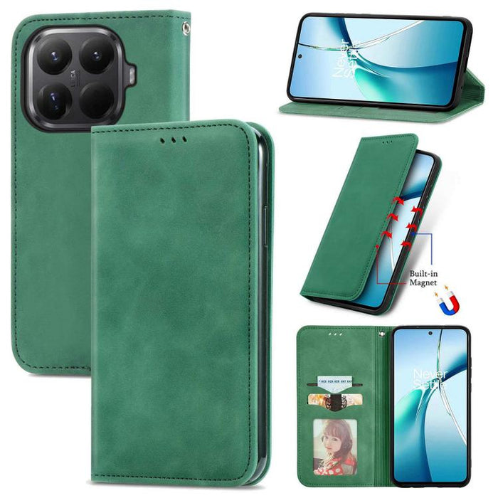 Funda de cuero para teléfono con tapa magnética y tacto retro, For Xiaomi Poco X8 Pro Max 5G, For Xiaomi Poco X8 Pro 5G, For Redmi Turbo 5 Max 5G, For Redmi Turbo 5 5G, For Xiaomi 17 Pro Max, For Xiaomi 17 Pro, For Xiaomi 17, For Xiaomi Poco M7 4G 169m...