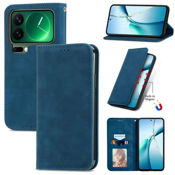 Funda de cuero para teléfono con tapa magnética y tacto retro, For Xiaomi Poco X8 Pro Max 5G, For Xiaomi Poco X8 Pro 5G, For Redmi Turbo 5 Max 5G, For Redmi Turbo 5 5G, For Xiaomi 17 Pro Max, For Xiaomi 17 Pro, For Xiaomi 17, For Xiaomi Poco M7 4G 169m...