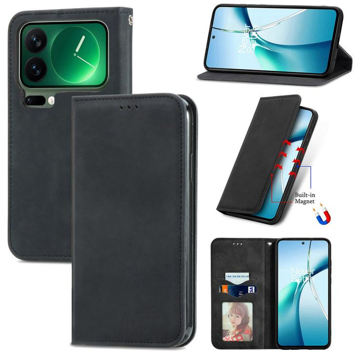 Funda de cuero para teléfono con tapa magnética y tacto retro, For Xiaomi Poco X8 Pro Max 5G, For Xiaomi Poco X8 Pro 5G, For Redmi Turbo 5 Max 5G, For Redmi Turbo 5 5G, For Xiaomi 17 Pro Max, For Xiaomi 17 Pro, For Xiaomi 17, For Xiaomi Poco M7 4G 169m...