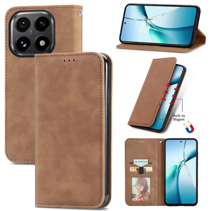 Funda de cuero para teléfono con tapa magnética y tacto retro, For Xiaomi Poco X8 Pro Max 5G, For Xiaomi Poco X8 Pro 5G, For Redmi Turbo 5 Max 5G, For Redmi Turbo 5 5G, For Xiaomi 17 Pro Max, For Xiaomi 17 Pro, For Xiaomi 17, For Xiaomi Poco M7 4G 169m...