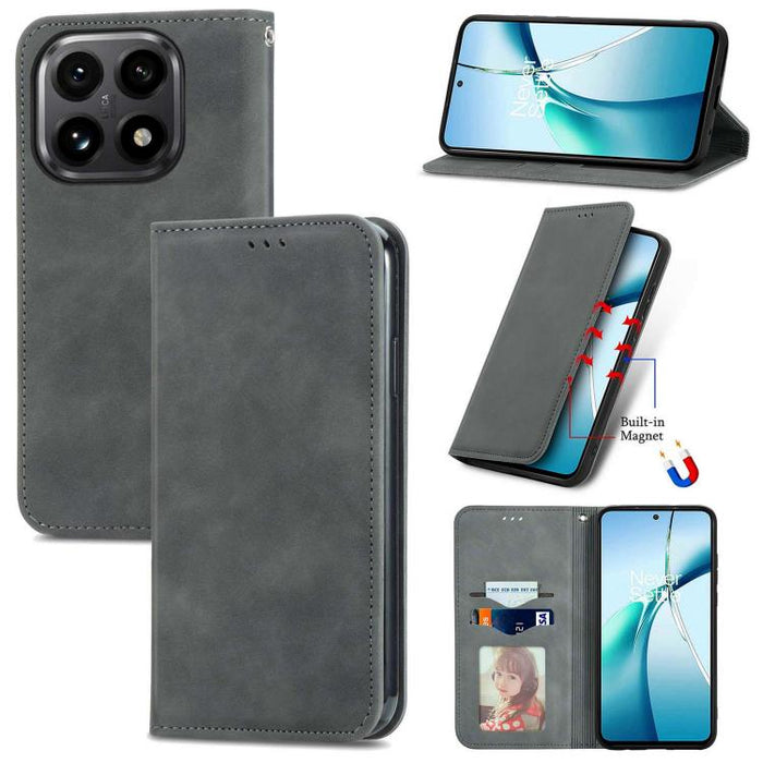 Funda de cuero para teléfono con tapa magnética y tacto retro, For Xiaomi Poco X8 Pro Max 5G, For Xiaomi Poco X8 Pro 5G, For Redmi Turbo 5 Max 5G, For Redmi Turbo 5 5G, For Xiaomi 17 Pro Max, For Xiaomi 17 Pro, For Xiaomi 17, For Xiaomi Poco M7 4G 169m...