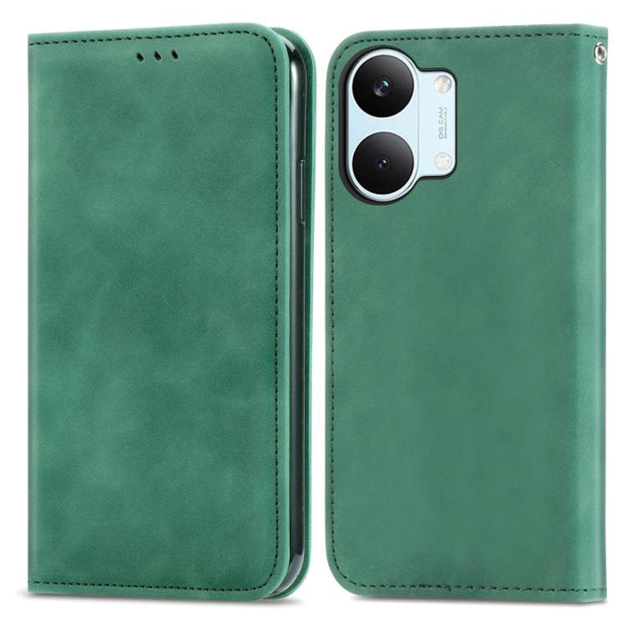 Funda de cuero para teléfono con tapa magnética y tacto retro, For Xiaomi Poco X8 Pro Max 5G, For Xiaomi Poco X8 Pro 5G, For Redmi Turbo 5 Max 5G, For Redmi Turbo 5 5G, For Xiaomi 17 Pro Max, For Xiaomi 17 Pro, For Xiaomi 17, For Xiaomi Poco M7 4G 169m...