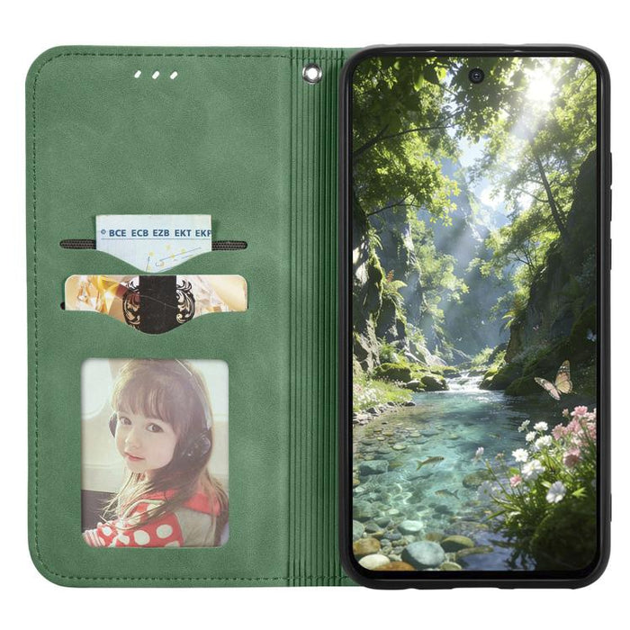 Funda de cuero para teléfono con tapa magnética y tacto retro, For Xiaomi Poco X8 Pro Max 5G, For Xiaomi Poco X8 Pro 5G, For Redmi Turbo 5 Max 5G, For Redmi Turbo 5 5G, For Xiaomi 17 Pro Max, For Xiaomi 17 Pro, For Xiaomi 17, For Xiaomi Poco M7 4G 169m...