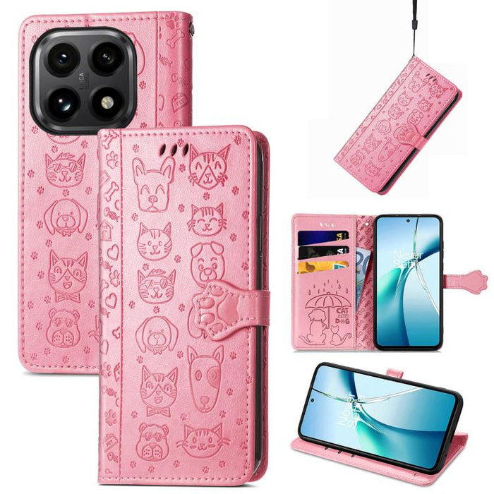 Funda de cuero para teléfono con estampado de gato y perro, For Xiaomi Poco X8 Pro Max 5G, For Xiaomi Poco X8 Pro 5G, For Redmi Turbo 5 Max 5G, For Redmi Turbo 5 5G, For Xiaomi 17 Pro Max, For Xiaomi 17 Pro, For Xiaomi 17, For Xiaomi Poco M7 4G 169mm  ...