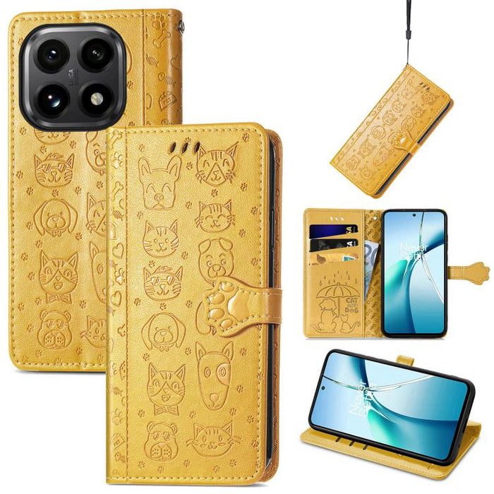 Funda de cuero para teléfono con estampado de gato y perro, For Xiaomi Poco X8 Pro Max 5G, For Xiaomi Poco X8 Pro 5G, For Redmi Turbo 5 Max 5G, For Redmi Turbo 5 5G, For Xiaomi 17 Pro Max, For Xiaomi 17 Pro, For Xiaomi 17, For Xiaomi Poco M7 4G 169mm  ...