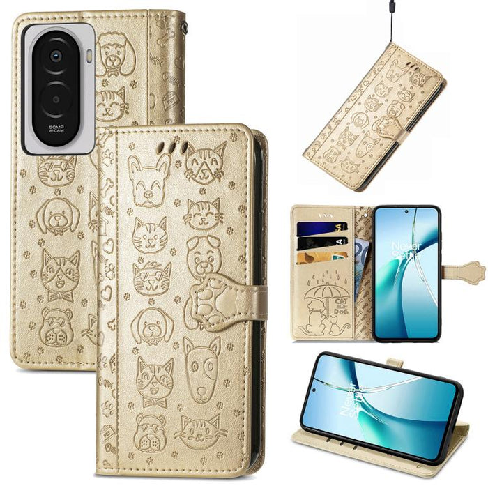 Funda de cuero para teléfono con estampado de gato y perro, For Xiaomi Poco X8 Pro Max 5G, For Xiaomi Poco X8 Pro 5G, For Redmi Turbo 5 Max 5G, For Redmi Turbo 5 5G, For Xiaomi 17 Pro Max, For Xiaomi 17 Pro, For Xiaomi 17, For Xiaomi Poco M7 4G 169mm  ...