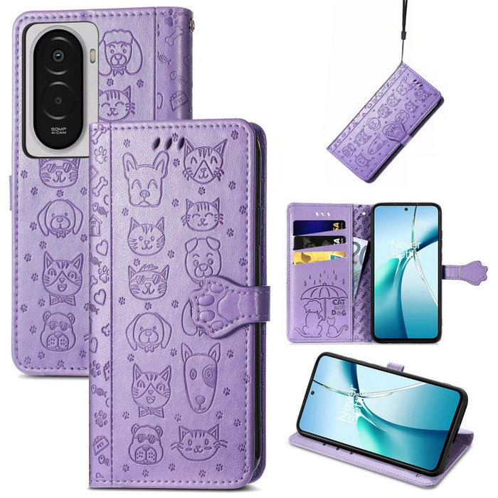 Funda de cuero para teléfono con estampado de gato y perro, For Xiaomi Poco X8 Pro Max 5G, For Xiaomi Poco X8 Pro 5G, For Redmi Turbo 5 Max 5G, For Redmi Turbo 5 5G, For Xiaomi 17 Pro Max, For Xiaomi 17 Pro, For Xiaomi 17, For Xiaomi Poco M7 4G 169mm  ...