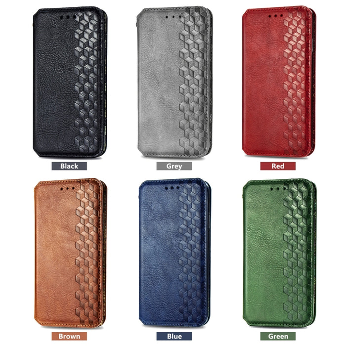 Funda de cuero magnética para teléfono con rejilla cúbica prensada, For Xiaomi Poco X8 Pro Max 5G, For Xiaomi Poco X8 Pro 5G, For Redmi Turbo 5 Max 5G, For Redmi Turbo 5 5G, For Xiaomi 17 Pro Max, For Xiaomi 17 Pro, For Xiaomi 17                       ...