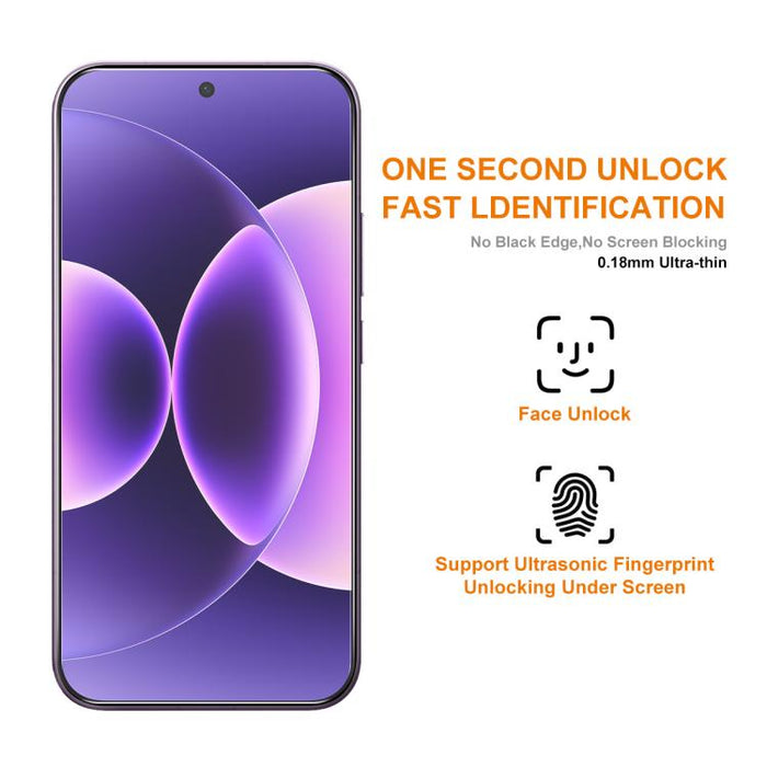 Película de vidrio templado de aluminio y silicio ENKAY de 0,18 mm de alto, compatible con desbloqueo por huella dactilar ultrasónica, For Xiaomi Poco X8 Pro Max, For Xiaomi Poco X8 Pro, For Redmi K90, For Redmi K90 Pro Max, For Xiaomi 17 Pro Max      ...