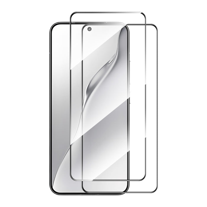 2 piezas ENKAY Hat-Prince 0,18 mm de alto, película de vidrio templado de aluminio y silicio, compatible con desbloqueo por huella dactilar ultrasónica, For Xiaomi Poco X8 Pro Max, For Xiaomi Poco X8 Pro, For Redmi K90, For Redmi K90 Pro Max           ...