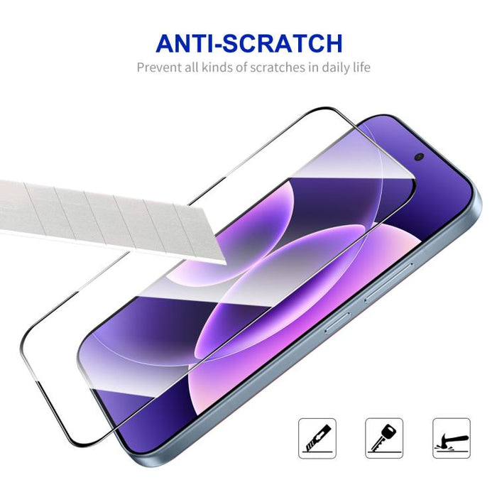 2 piezas ENKAY Hat-Prince 0,18 mm de alto, película de vidrio templado de aluminio y silicio, compatible con desbloqueo por huella dactilar ultrasónica, For Xiaomi Poco X8 Pro Max, For Xiaomi Poco X8 Pro, For Redmi K90, For Redmi K90 Pro Max           ...