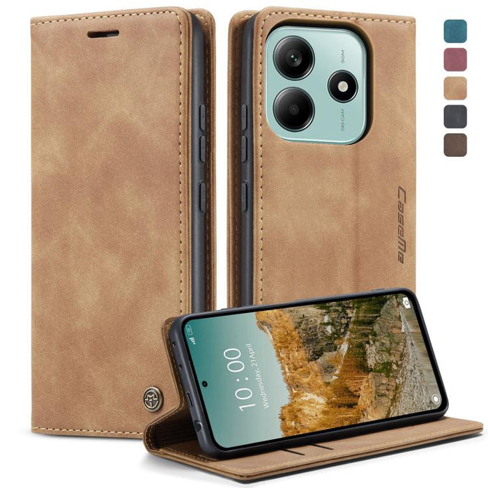 Funda de cuero para teléfono con tapa horizontal multifuncional CaseMe 013, For Xiaomi Poco F7 Pro / F7 Ultra, For Xiaomi Poco X7 Pro, For Redmi Note 14  Pro 4G Global, For Redmi Note 14 4G 163.25mm, For Redmi Note 14 5G, For Redmi Note 14 Pro 5G
